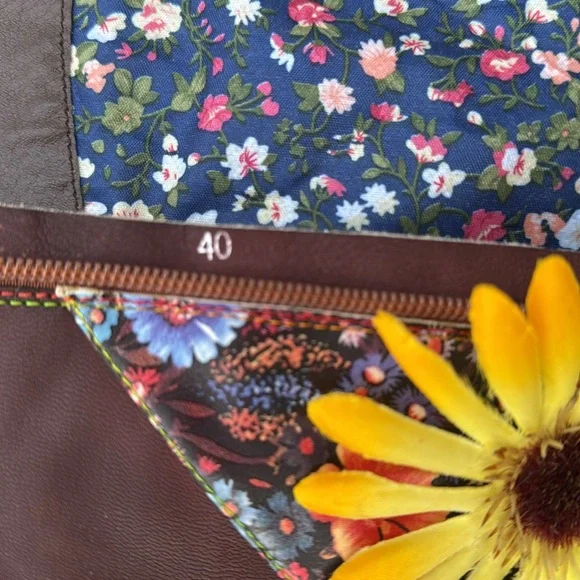 π©· Made in Spain; Super Unique and Brand New! Vegan Leather Colorful Boots 9/40! - Picture 5 of 15